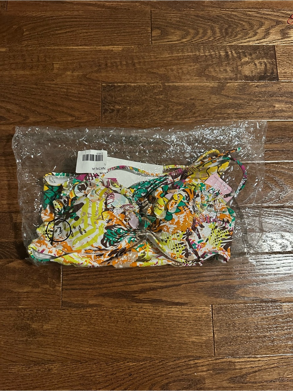 High-Waist Floral Ruffle Bikini Set - Yellow Multi - Picture 8 of 8